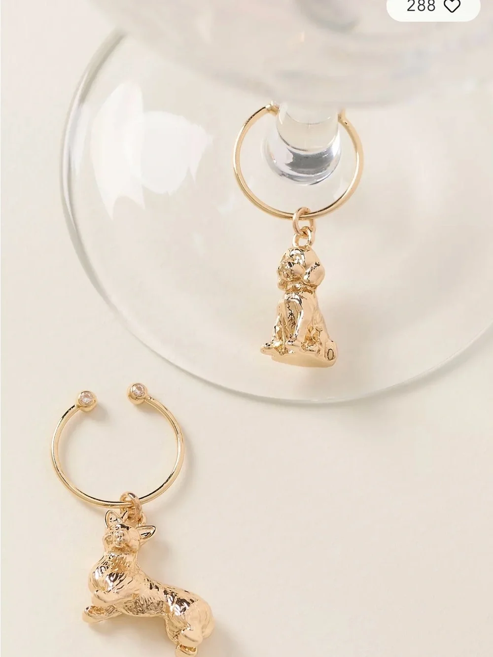 Anthropologie Hair Of The Dog Cocktail Charms